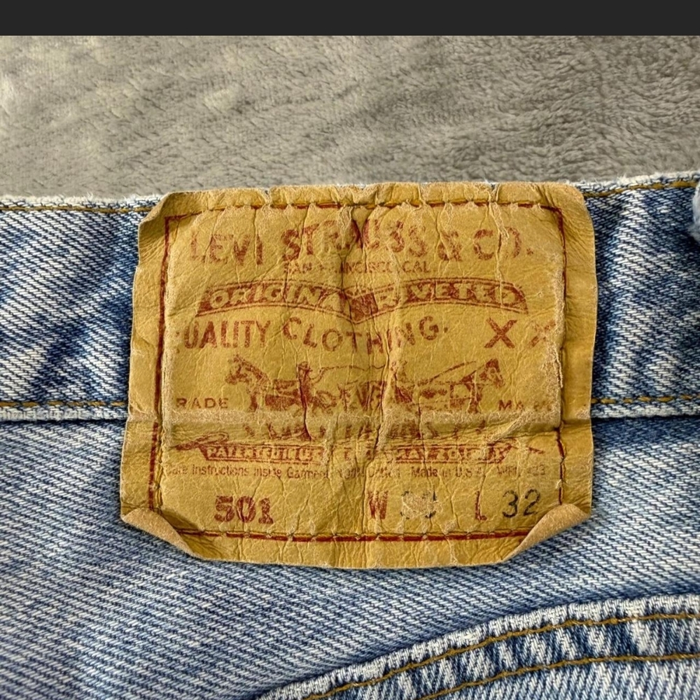 Levi's 501 Vintage Blue Denim